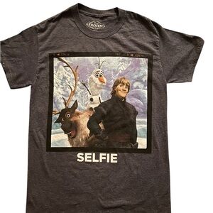 Disney Frozen Gray Short Sleeve Tee